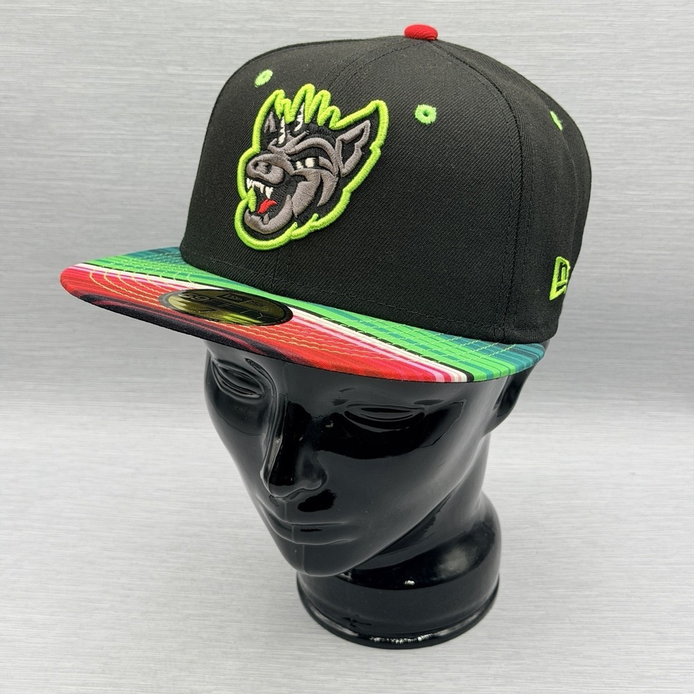 Round‎ Rock Express Chupacabras New Era 59FIFTY Hat 7 MiLB Fitted Serape Brim